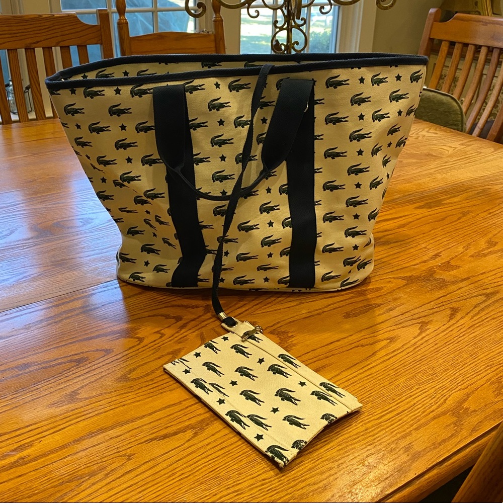 Lacoste Tote/Beach Bag